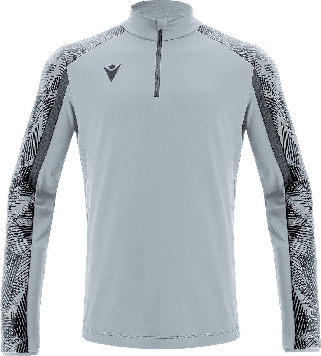 Macron Naryn Ziptop Kinderen - Zilver | Maat: 9-10 Y