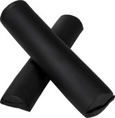 tectake - massagekussens - set steunrollen - kleur zwart – 404370