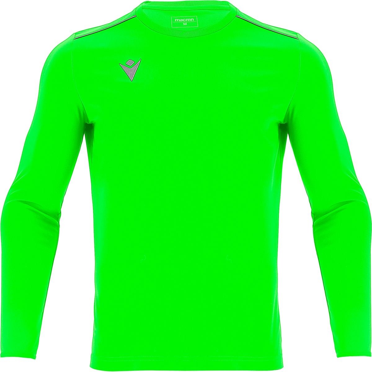 Macron Rigel Hero Voetbalshirt Lange Mouw Heren - Fluo Groen | Maat: M