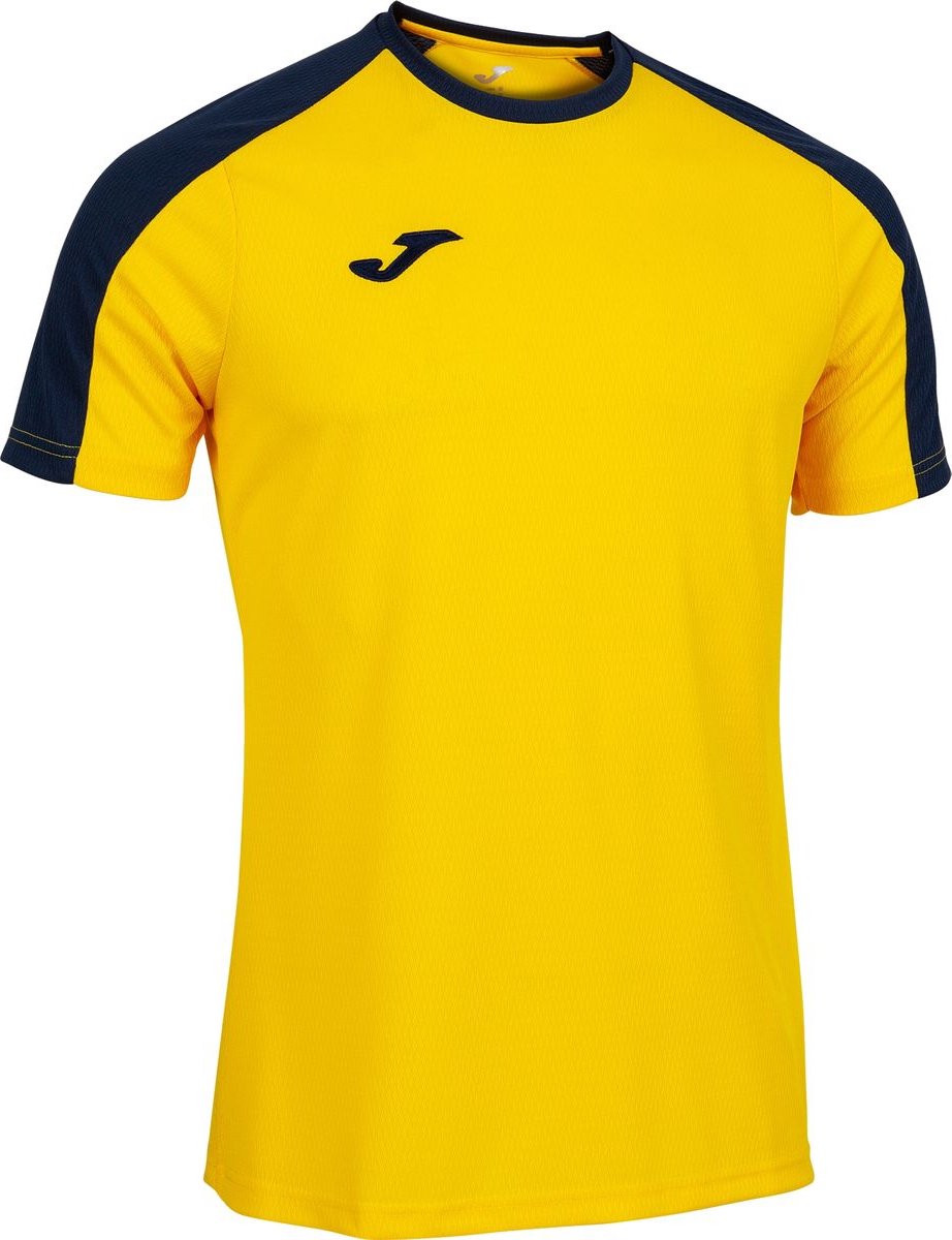 Joma Eco-Championship Shirt Korte Mouw Heren - Geel / Marine | Maat: M