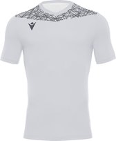Macron Nash Shirt Korte Mouw Kinderen - Zilver / Antraciet | Maat: 164