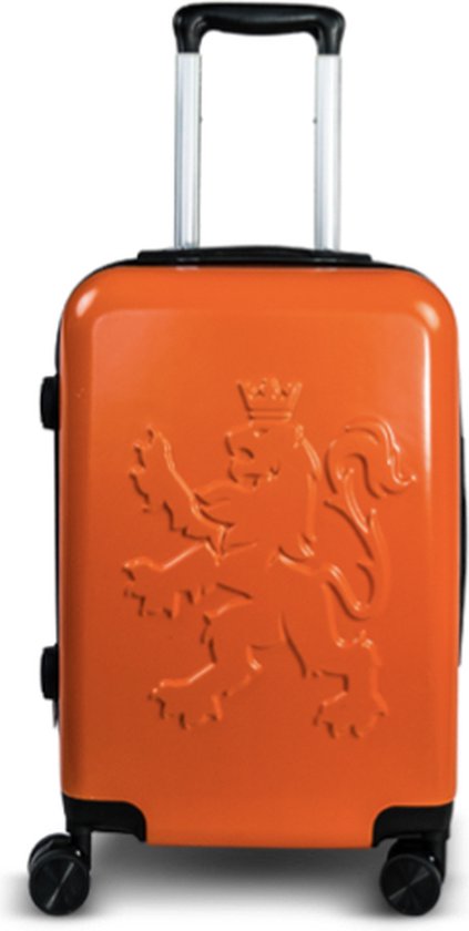O.leo reiskoffer | trolly | hard case | handbagagekoffer I 54x34x20cm | 35  liter I 2,5 kg | bol.com