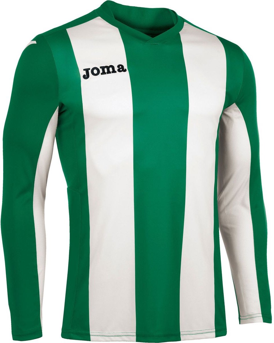 Joma Pisa Voetbalshirt Lange Mouw Heren - Groen / Wit | Maat: 2XL-3XL