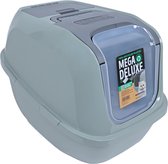 Bol.com Moderna - Kattenbak - Kat - Gesloten Kattentoilet Mega Deluxe Recycled 66x49x46cm Olijfgroen - 1st aanbieding