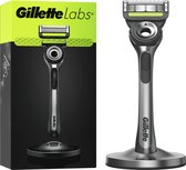 Bol.com GilletteLabs With Exfoliating Bar Van Gillette - Magnetische Houder - 1 Scheermes - 1 Scheermesje aanbieding