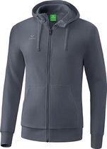 Erima Sweatjack Met Capuchon Heren - Slate Grey | Maat: XL