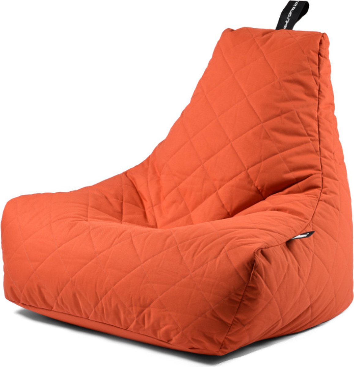 Extreme Lounging - b-bag mighty-b quilted- zitzak voor volwassenen - binnen & buiten - uv- en waterbestendig - Oranje