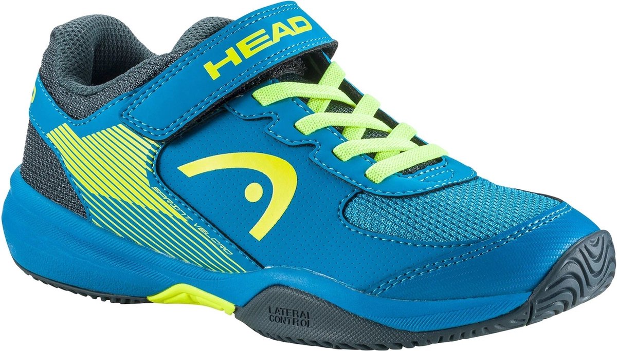 HEAD Tennisschoen Padelschoen Velcro 3.0 Junior Blauw Geel