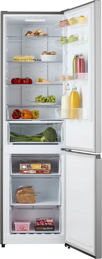 Inventum KV2001R - Koel-vriescombinatie - RVS