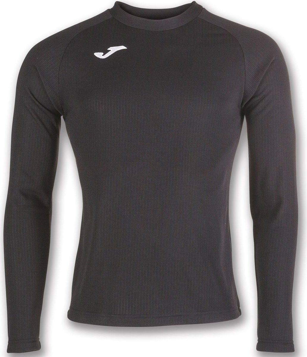 Joma Brama Fleece Shirt Lange Mouw Heren - Zwart | Maat: L