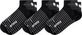 Erima 3 Paar Korte Sokken - Zwart | Maat: 35-38