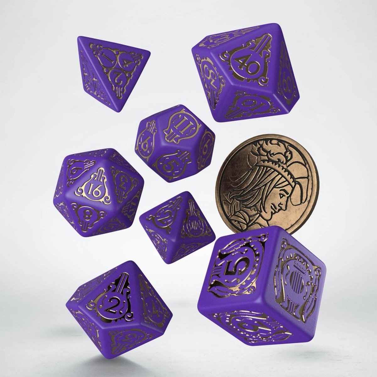The Witcher Polydice Set. Dandelion - Viscount de Lettenhove