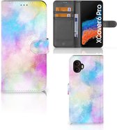 Telefoonhoesje Geschikt voor Samsung Galaxy Xcover 6 Pro Bookcase Personaliseren Watercolor Light