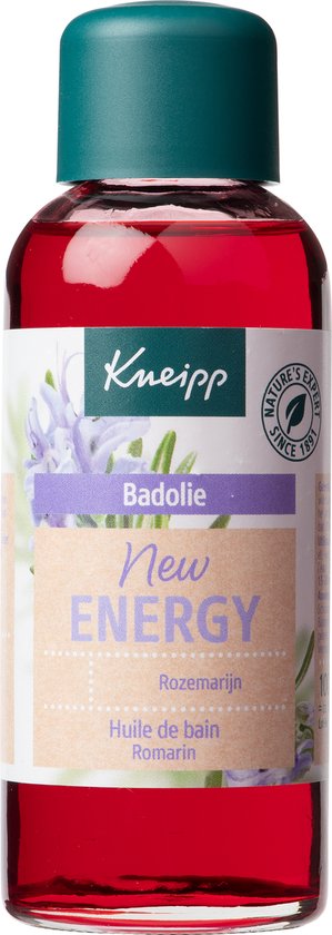 Kneipp New Energy - Badolie - Rozemarijn - Voor nieuwe energie - pH neutraal - Vegan - Dermatologisch getest - 1 st - 100 ml - Kneipp
