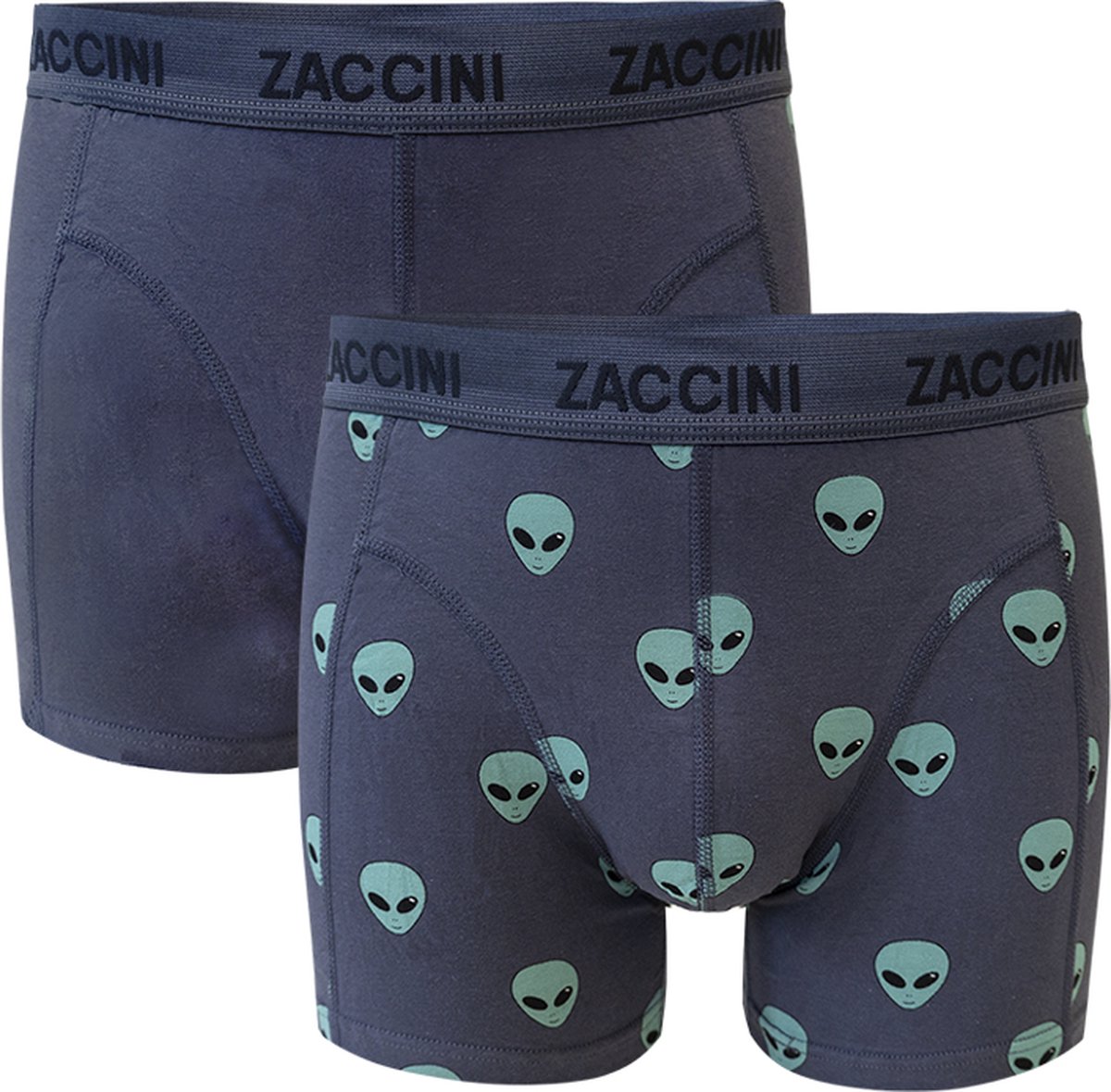 Zaccini Underwear 2-pack boxershorts alien