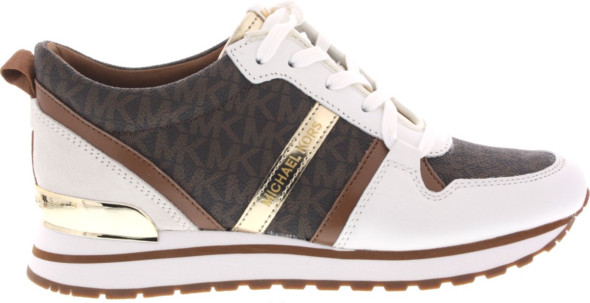 Dames Sneakers Michael Kors Dash Trainer Brown Bruin - Maat 38