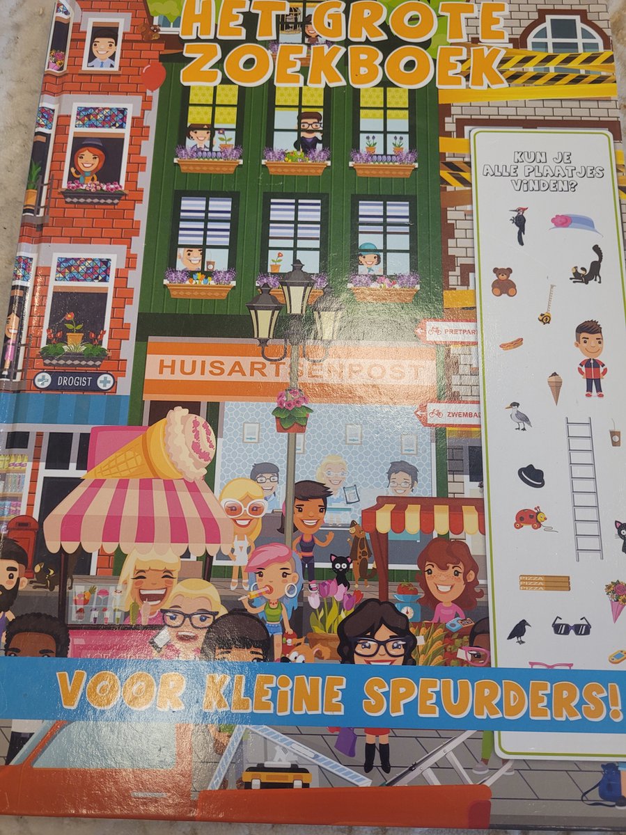 Het grote zoekboek voor kleine speurders! 8712459107132 Boeken Het grote zoekboek voor kleine speurders! 8712459107132 Boeken