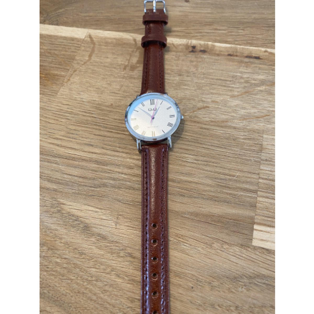 Horlogeband-dames-14 mm-bruin-cognac kleurig-juweliers kwaliteit-anti allergisch