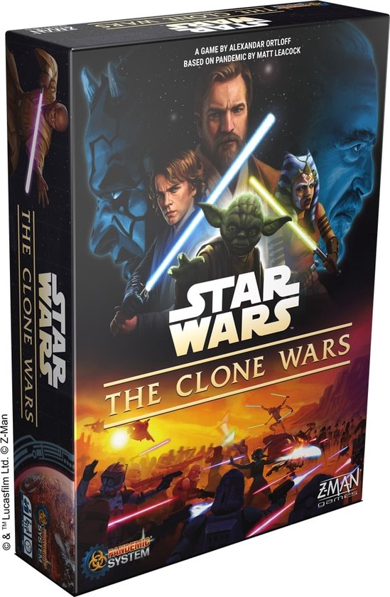 STAR WARS THE CLONE WARS - PANDEMIC SYSTEM GAME