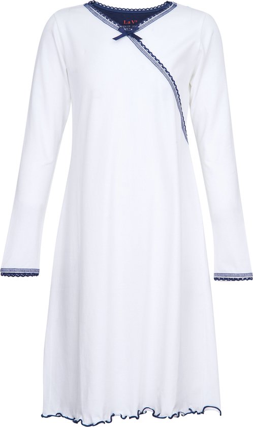 La V Chemise de nuit pour filles blanc 128-134