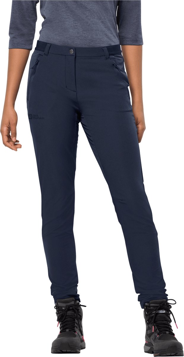 Jack Wolfskin Geigelstein Slim Pants Women Outdoorbroek Dames Blauw