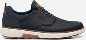 Rieker Sneakers blauw Leer 302229 - Heren - Maat 45