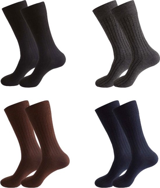 ASTRADAVI Socks Collection - Sokken - 4 Paar - Premium Katoenen Normale Sokken - Kerstcadeau Idee