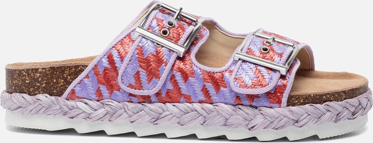 Colors of California Bio sandalen paars Textiel - Dames - Maat 36
