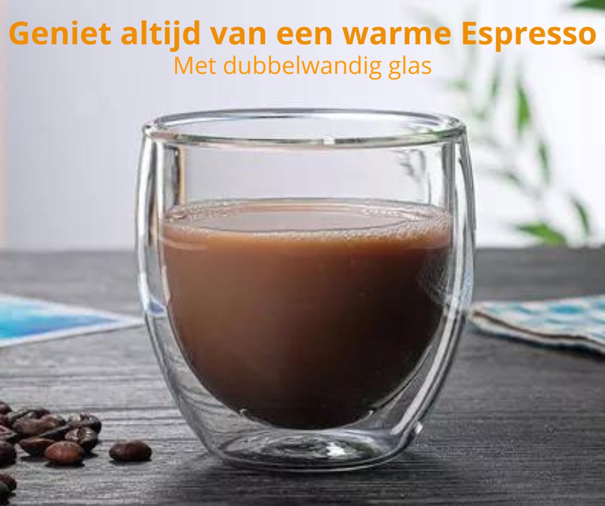 Dubbelwandige Koffieglazen shop je nu bij