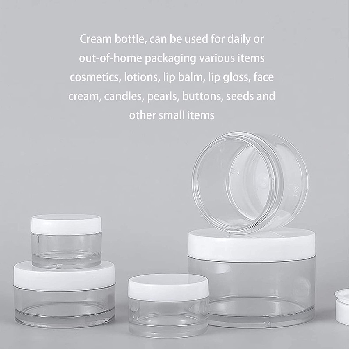 10 Mini Pots En Silicone 5ml Avec Étiquettes - Récipients Alimentaires Pour Baume, Cire, Cosmétiques, Artisanat