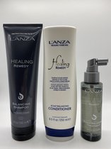 L'anza Healing Remedy - Trio Set (Shampoo 266ml Conditioner 250ml & Treatment 100ml)