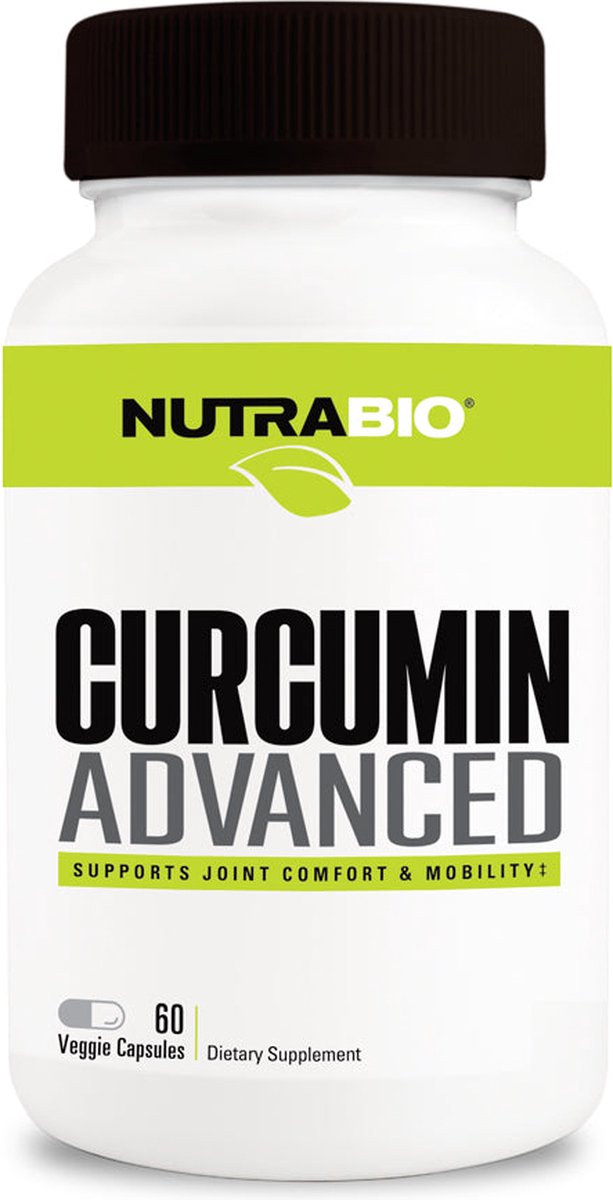 Nutrabio Curcumin Advanced - 60 Plantaardige Capsules