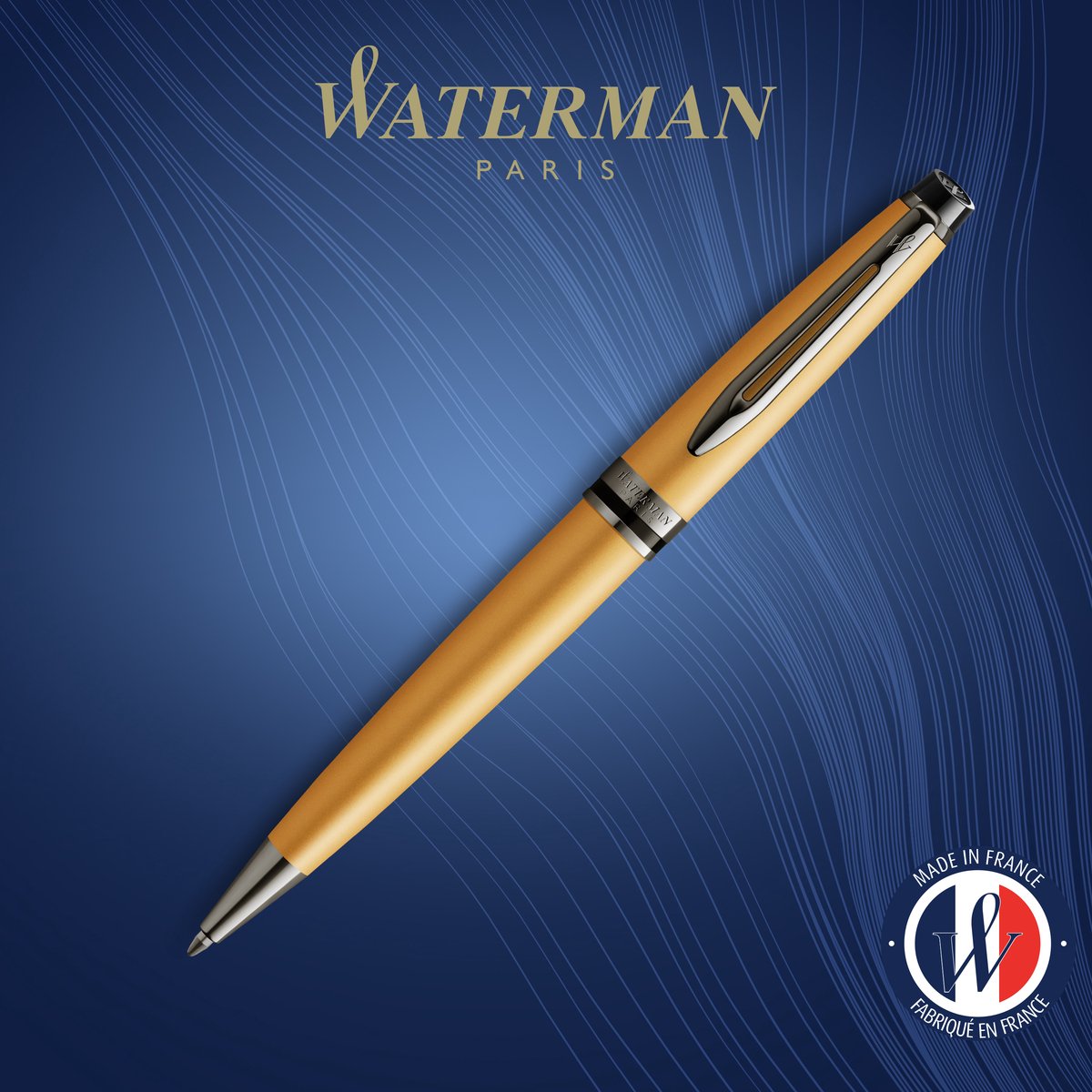 Stylo Bille Waterman Hémisphère Laque Noire GT | Stylo Waterman