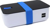 iFancy Lunchbox Tasty - Bento Lunch Box 1000 ml - Étanche et étanche pour Enfants et Adultes - Bureau et école - Sans BPA - Lave-vaisselle Micro-ondes et congélateur Lunch Box (Blauw)