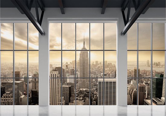 Papier peint photo - Nuages sur New York City
