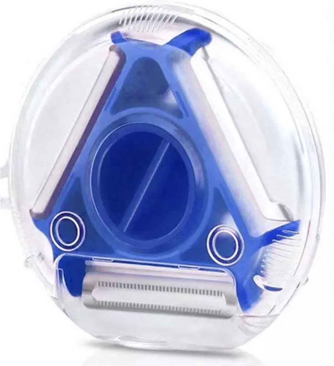 Hachoir à Salade Double Lame En Inox STOBAZA - Coupe Légumes, Ail, Oignons Rapidement, Avec Protections De Lame