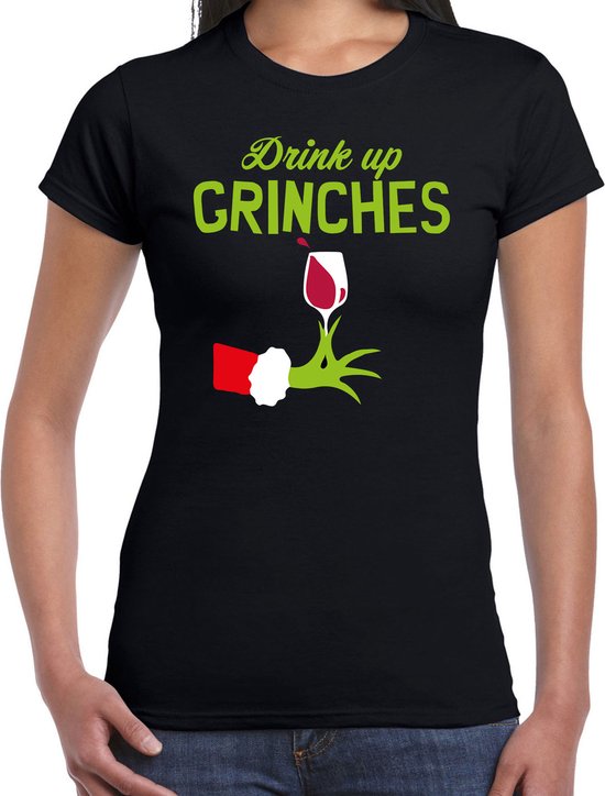 Bellatio Decorations Fun drink humour Noël T-shirt drink wine