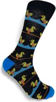 JustSockIt Eendjes schieten sokken - Sokken - Leuke sokken - sokken Cadeau - Cadeau voor mannen - Eendjes schieten