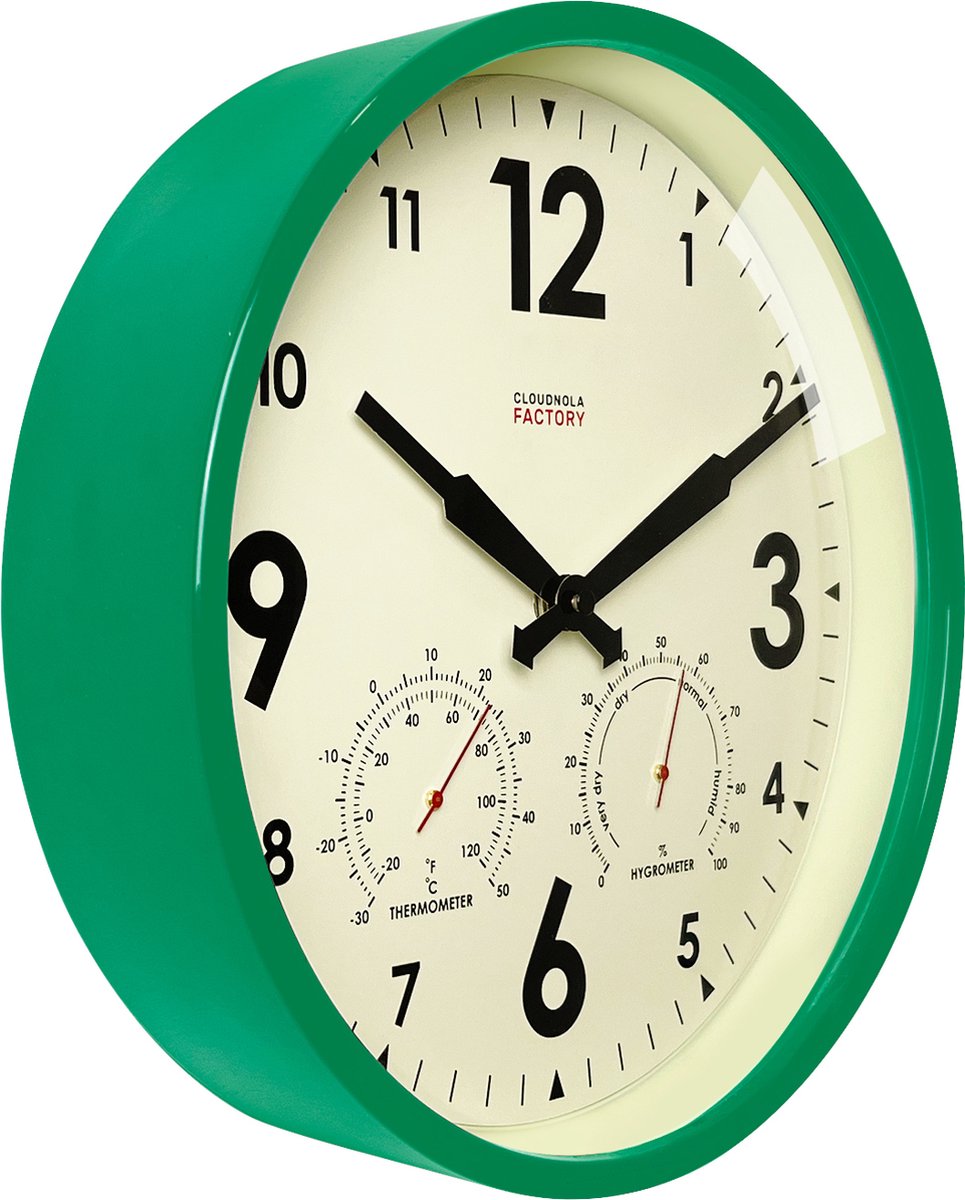 Cloudnola Buiten klok waterdicht weerbestendige buitenklok met