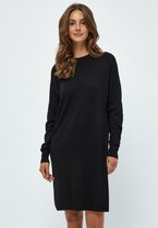 Minus Gira Knit Dress Jurken Dames - Kleedje - Rok - Jurk - Zwart - Maat L