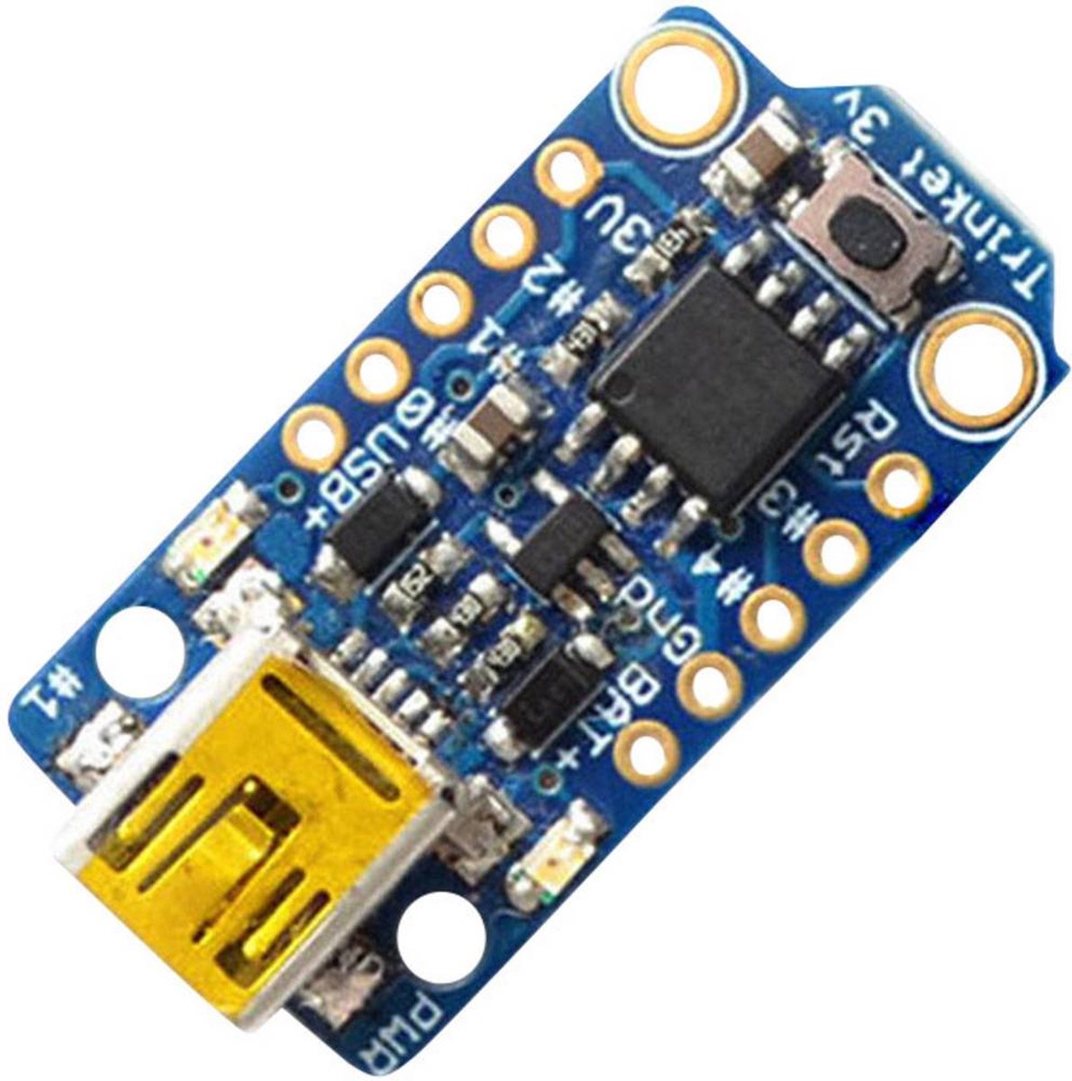Trinket - Mini Microcontroller - 3.3V Logic - MicroUSB Adafruit 1500