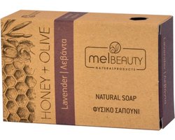 MelBeauty Honey and Olive Oil Soap with Lavender Aroma  85gr | Olijfolie Zeep met Honing | Handzeep