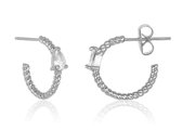 Oorringen - zilverkleurig - 925 zilver plated - oorbellen - dames - cadeau voor vrouw - Liefs Jade