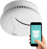 Bol.com Calex Slimme Rookmelder - 10 jaar Batterij - Wifi Smart Brandmelder - Koppelbaar - Voldoet aan Europese Norm EN14604 aanbieding