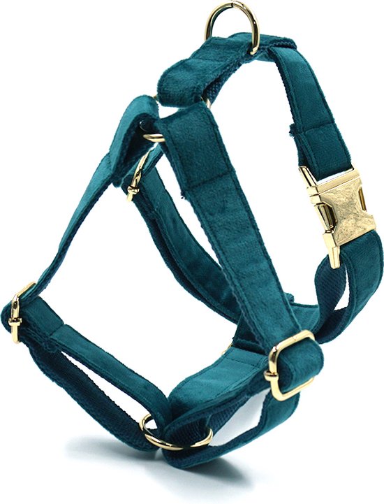 Bobby Easy Safe Hondentuigje met medaille, maat S, van reflecterend nylon, met jas, verstelbare gespsluiting, grijs, borstomvang 39-50 cm, grijs