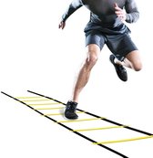 MJ Sports Premium Agility Speed Ladder 6 mètres - Ladder' entraînement - Échelle de marche - Échelle d'agilité - Saut - Enclos - Vitesse - Coordination - Équilibre - Équilibre - Exercice - Athlétisme - Voetbal - Entraînement de football