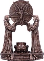 Nemesis Now Beeld/figuur - Baphomet's Altar- 18.5cm - Bronskleurig - Zeer gedetailleerd - Gebronsd beeld