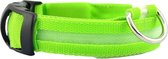 Mysty - Halsband Voor Hond - LED - hondenhalsband - Kattenhalsband - groen - M