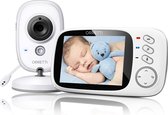 Orretti® V8 Babyfoon met camera - EXTRA batterij inbegrepen -  Nederlandse Handleiding - Groot LCD scherm - Sterk Zendbereik - Upgrade Versie