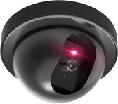 Dummy Camera - Beveiliging buiten en binnen - Beveiligingscamera - Met LED indicator - Nep camera - 35W - Rond - Zwart